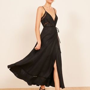 Reformation Daria Dress Black Size Small